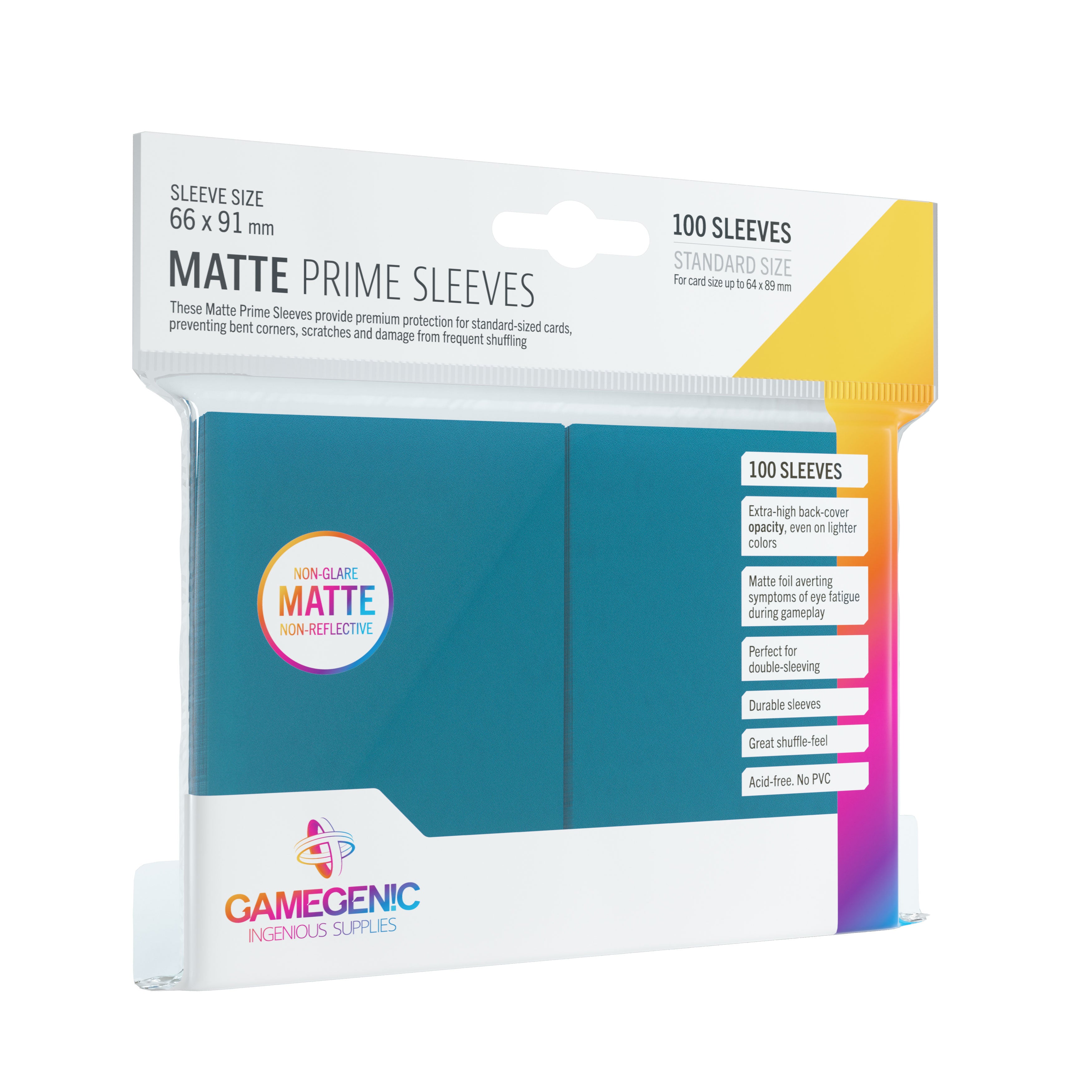 Gamegenic - Fundas Protectoras Matte Prime Sleeves (100)