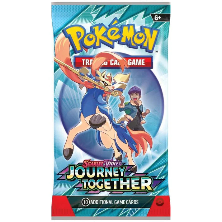Pokémon TCG -  Booster pack Journey Together (10 cartas) - Inglés