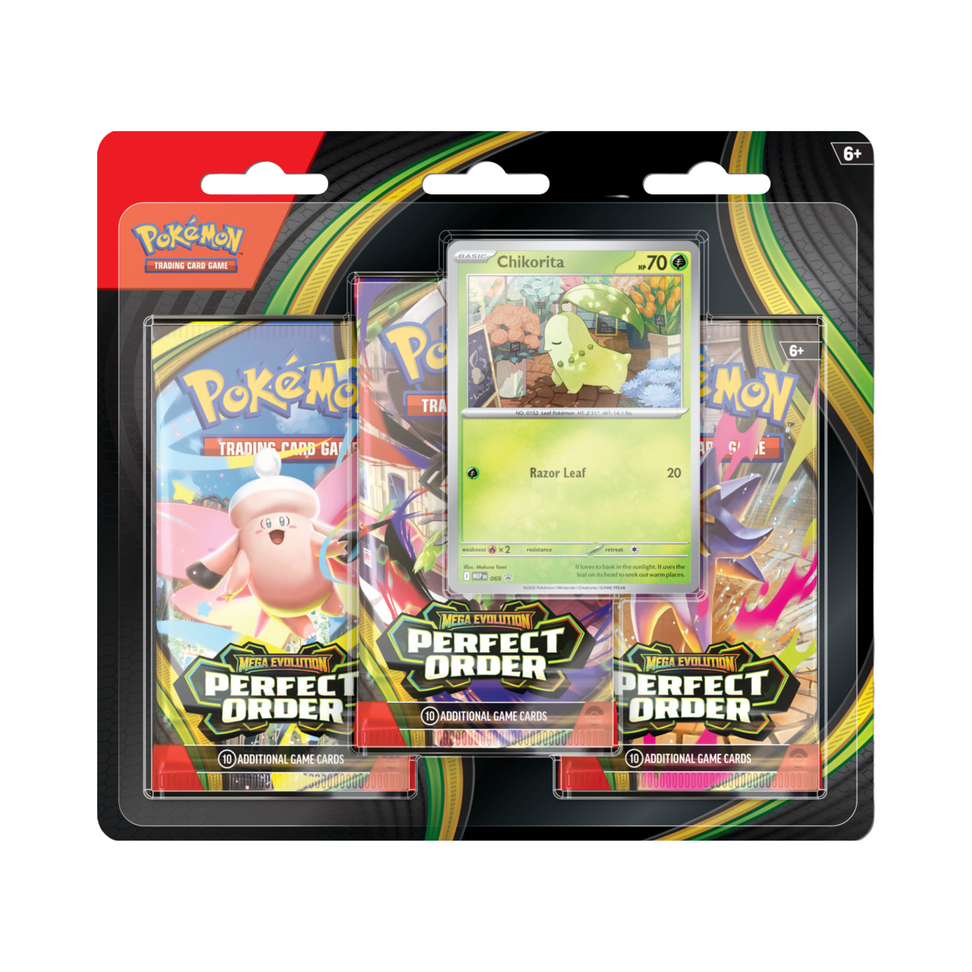Pokémon TCG - 3-Pack Blister Perfect Order - Inglés