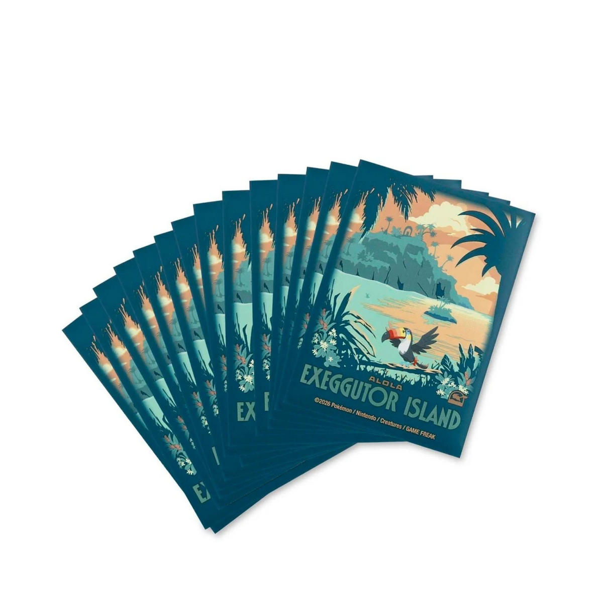 Pokémon Center - Alola Explore Pokémon Premium Card Sleeves (65 fundas)