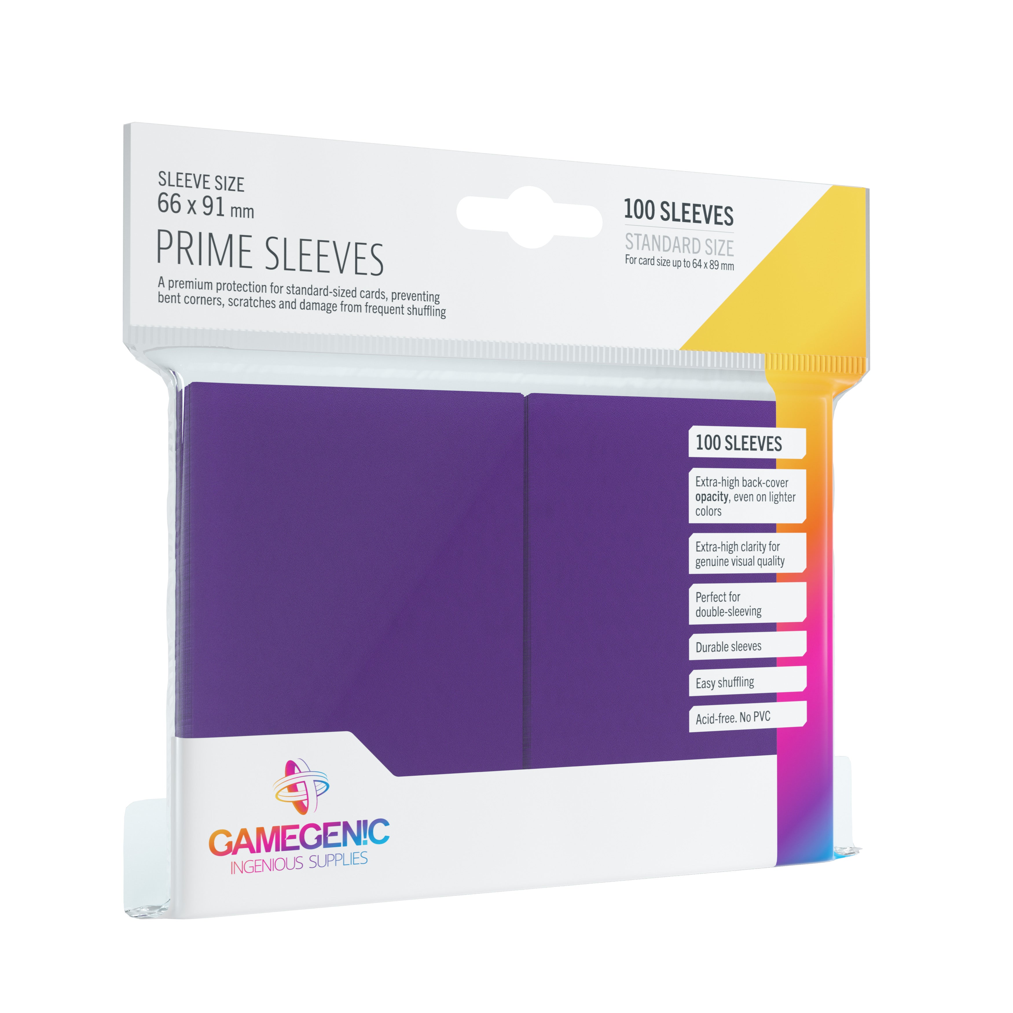 Gamegenic - Fundas Protectoras Prime Sleeves Standard (100)